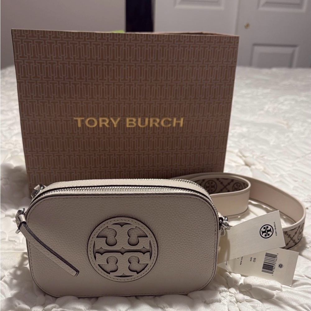 Tory Burch Ivory Crossbody Bag
